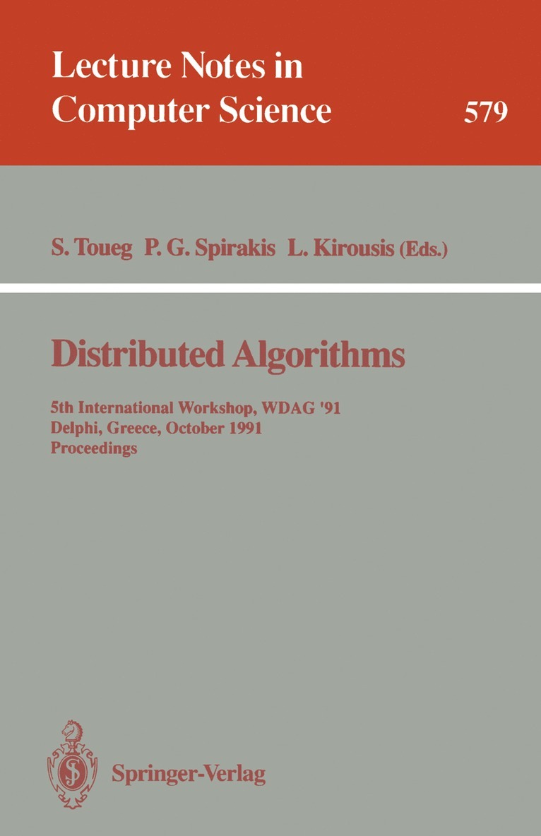 Sam Toueg, Paul G. Spirakis, Lefteris Kirousis - Distributed Algorithms, Häftad
