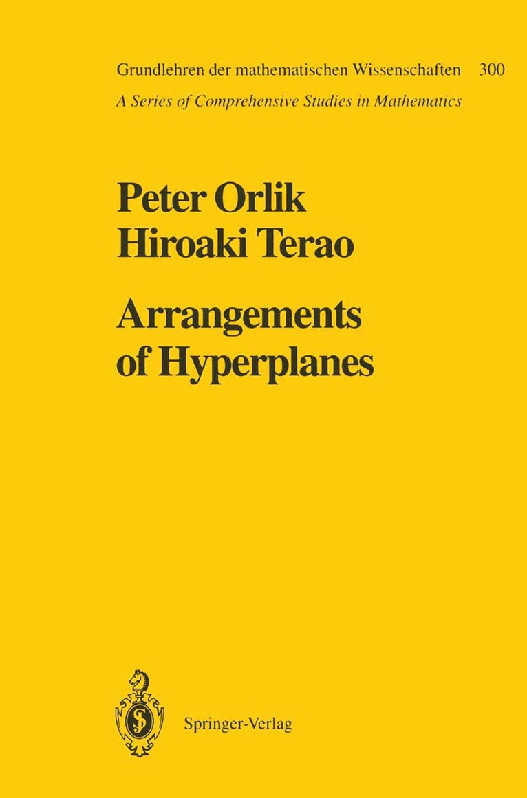 Peter Orlik, Hiroaki Terao - Arrangements of Hyperplanes, Inbunden