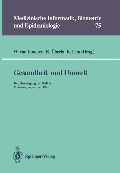 Wilhelm van Eimeren, Karl Überla, Kurt Ulm - Gesundheit und Umwelt, Häftad