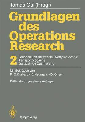 bokomslag Grundlagen des Operations Research