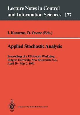 bokomslag Applied Stochastic Analysis