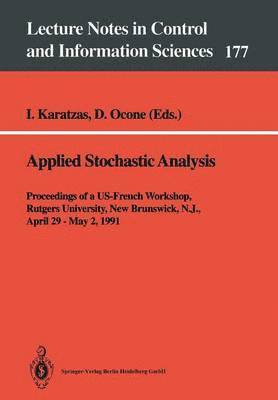 bokomslag Applied Stochastic Analysis