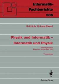 bokomslag Physik und Informatik  Informatik und Physik