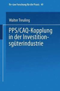 bokomslag PPS / CAQ-Kopplung in der Investitionsgterindustrie