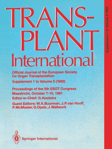 Transplant International Official Journal of the European Society for Organ Transplantation, Häftad