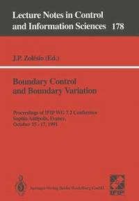 bokomslag Boundary Control and Boundary Variation