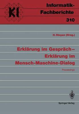 Erklärung im Gespräch — Erklärung im Mensch-Maschine-Dialog