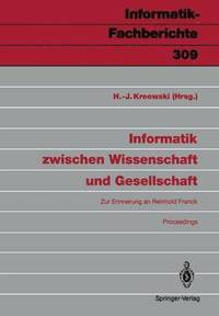 bokomslag Informatik zwischen Wissenschaft und Gesellschaft