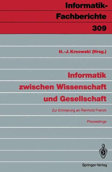 Hans-Jörg Kreowski, Hans-Jörg Kreowski - Informatik zwischen Wissenschaft und Gesellschaft, Häftad