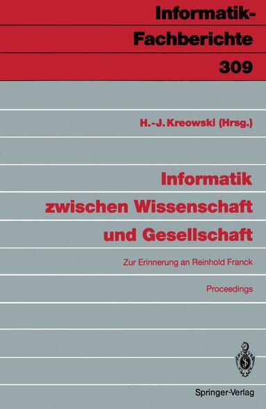 bokomslag Informatik zwischen Wissenschaft und Gesellschaft