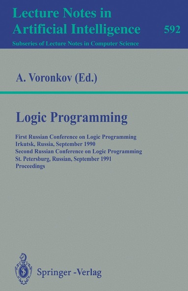 Andrei Voronkov - Logic Programming, Häftad