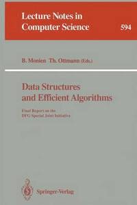 bokomslag Data Structures and Efficient Algorithms