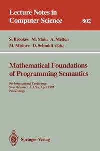 bokomslag Mathematical Foundations of Programming Semantics