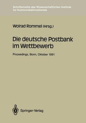 bokomslag Die deutsche Postbank im Wettbewerb