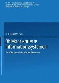 bokomslag Objektorientierte Informationssysteme II