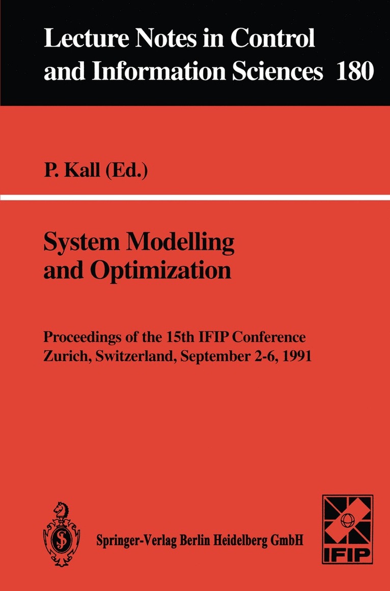 System Modelling and Optimization 1