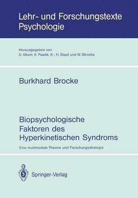 bokomslag Biopsychologische Faktoren des Hyperkinetischen Syndroms