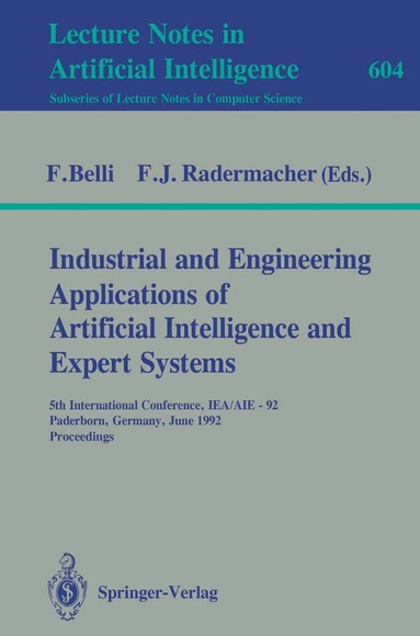 Fevzi Belli, Franz J. Radermacher - Industrial and Engineering Applications of Artificial Intelligence and Expert Systems, Häftad