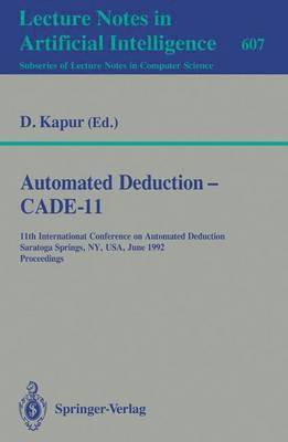 Deepak Kapur - Automated Deduction - CADE-11, Häftad