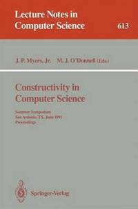 bokomslag Constructivity in Computer Science