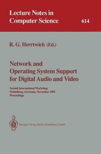 bokomslag Network and Operating System Support for Digital Audio and Video