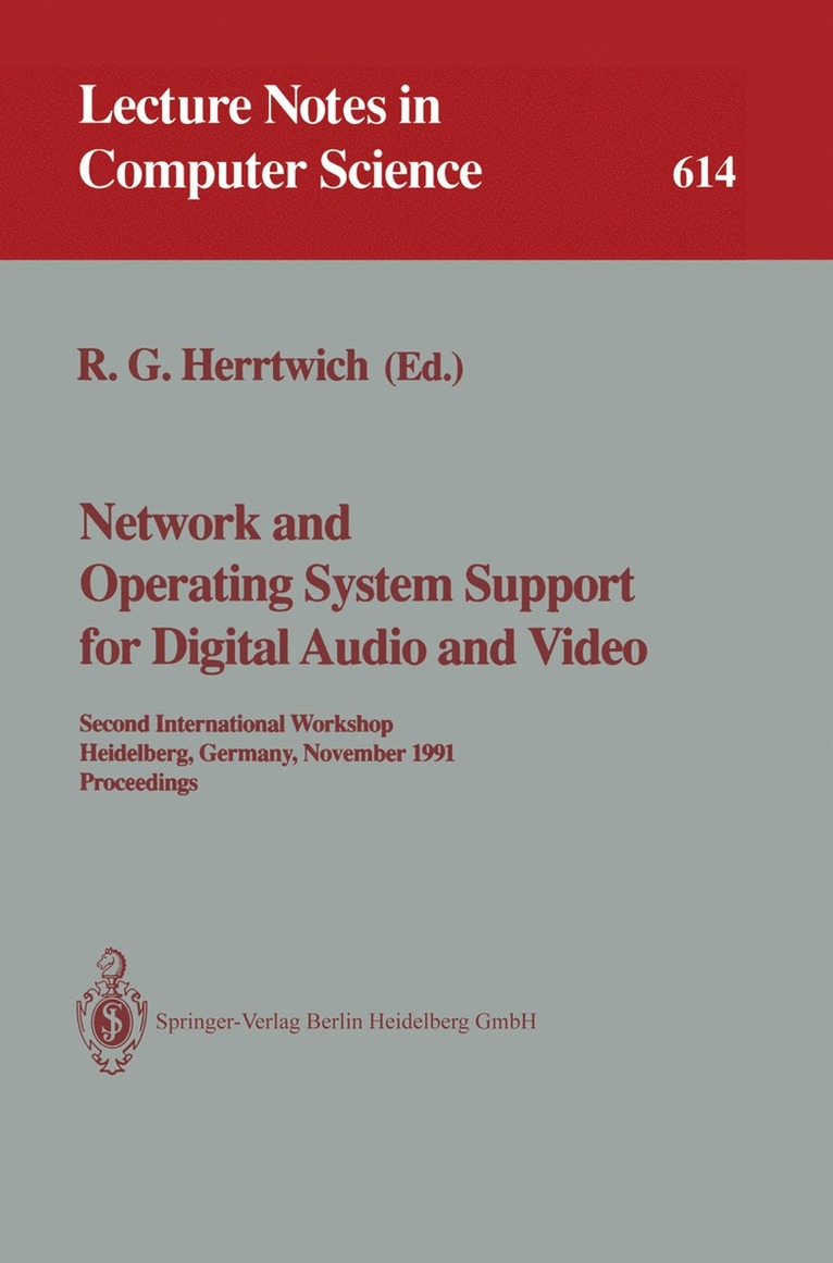 Network and Operating System Support for Digital Audio and Video 1