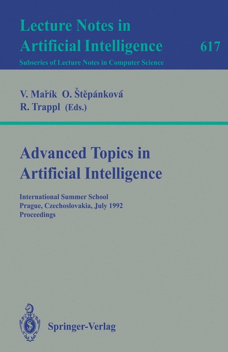 Advanced Topics in Artificial Intelligence 1