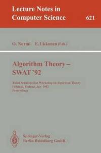 bokomslag Algorithm Theory - SWAT '92