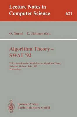 bokomslag Algorithm Theory - SWAT '92