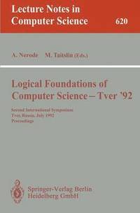 bokomslag Logical Foundations of Computer Science - Tver '92