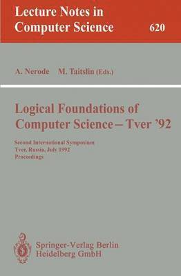 bokomslag Logical Foundations of Computer Science - Tver '92