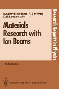 bokomslag Materials Research with Ion Beams