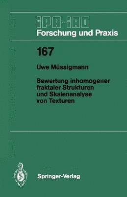 bokomslag Bewertung inhomogener fraktaler Strukturen und Skalenanalyse von Texturen