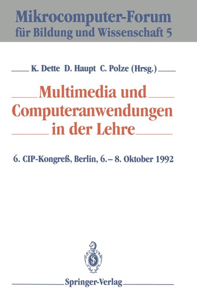 bokomslag Multimedia und Computeranwendungen in der Lehre