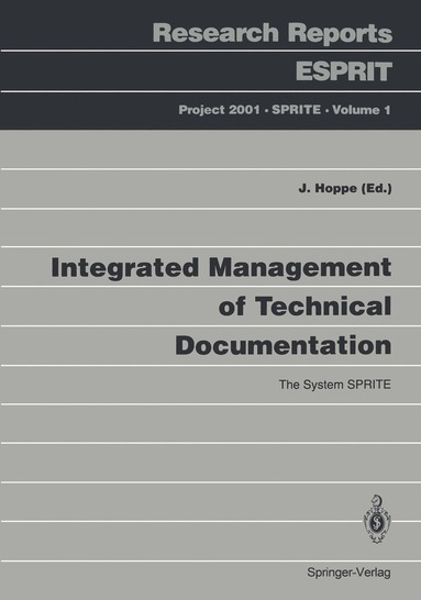 bokomslag Integrated Management of Technical Documentation