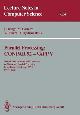bokomslag Parallel Processing: CONPAR 92  VAPP V