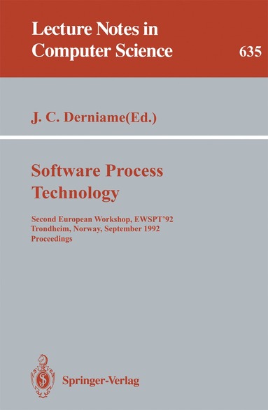 Jean-Claude Derniame - Software Process Technology, Häftad