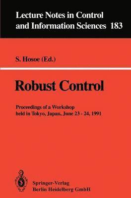 bokomslag Robust Control