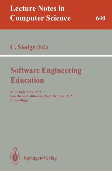 Carol Sledge - Software Engineering Education, Häftad
