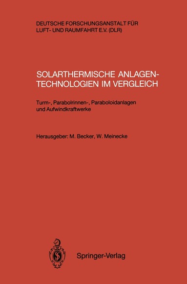 Manfred Becker, Wolfgang Meinecke - Solarthermische Anlagentechnologien im Vergleich, Häftad