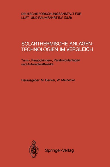 bokomslag Solarthermische Anlagentechnologien im Vergleich