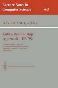bokomslag Entity-Relationship Approach - ER '92