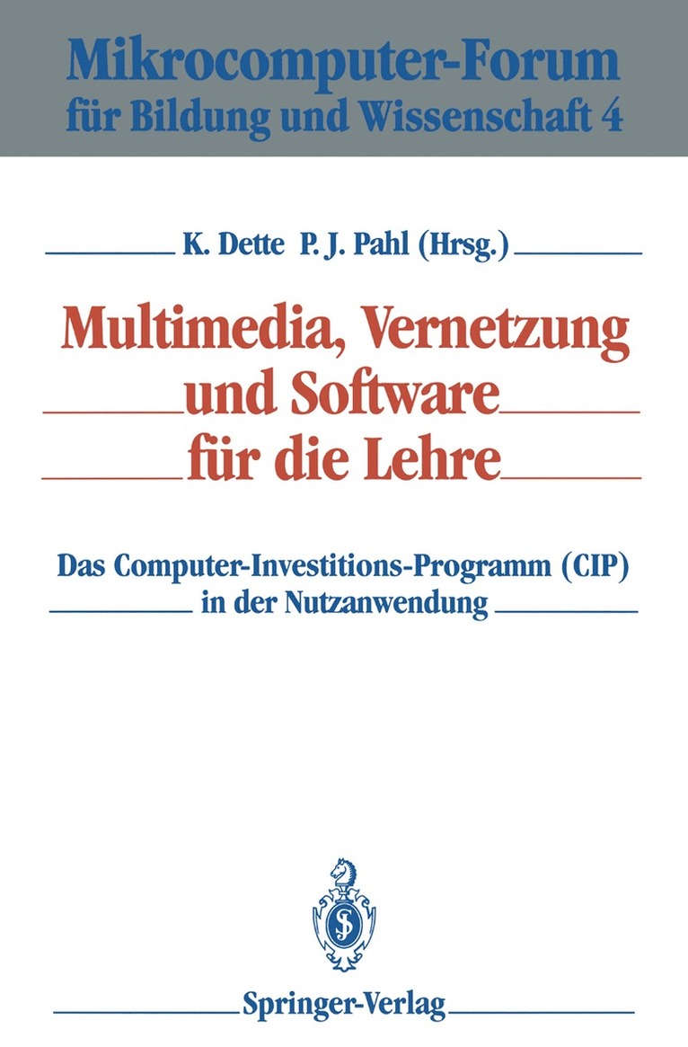 Multimedia, Vernetzung und Software fr die Lehre 1