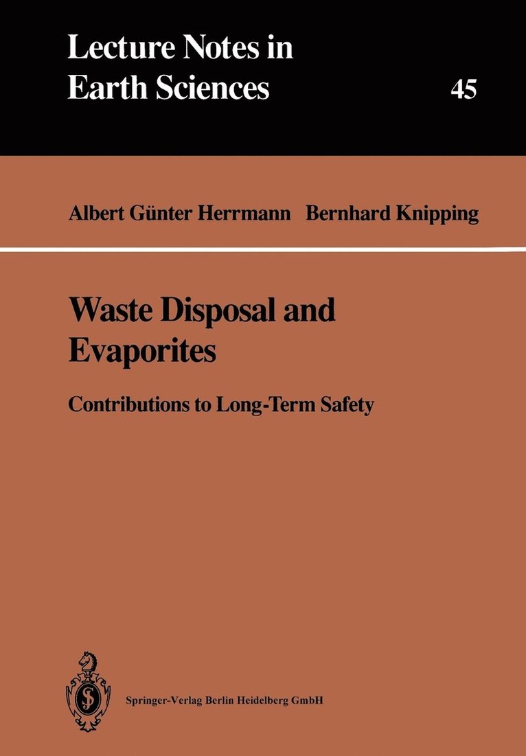 Waste Disposal and Evaporites 1