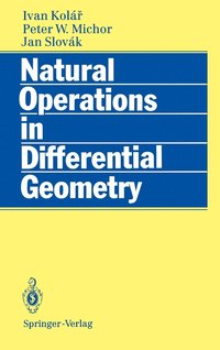 bokomslag Natural Operations in Differential Geometry