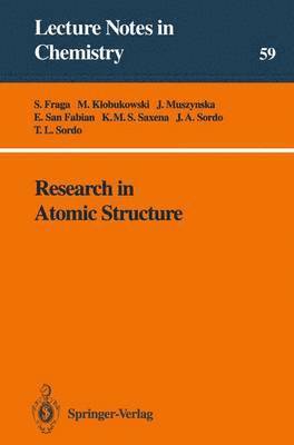 bokomslag Research in Atomic Structure