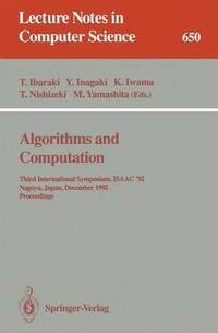 bokomslag Algorithms and Computation