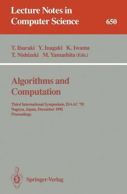 bokomslag Algorithms and Computation