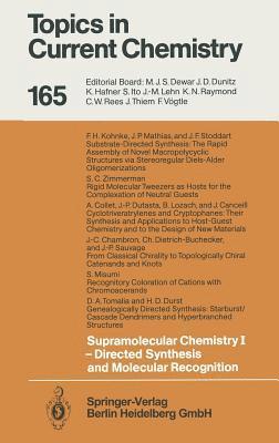 bokomslag Supramolecular Chemistry I - Directed Synthesis and Molecular Recognition