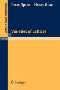 bokomslag Varieties of Lattices